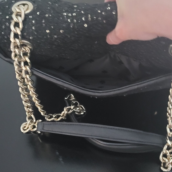 Natalia Sequin Tweed Medium Flap Shoulder Bag - Picture 12 of 12